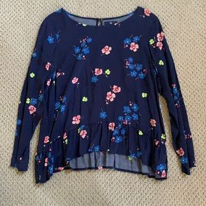 Fun floral top!